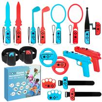 Pacote de acessórios esportivos JoyHood Switch/Switch OLED 17 em 1 Pacote de acessórios esportivos JoyHood Switch/Switch OLED 17 em 1