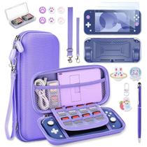 Pacote de acessórios InnoAura 17 em 1 para Switch Lite Purple