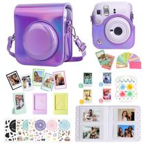 Pacote de acessórios para câmera Fujifilm Instax Mini 12 - roxo