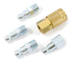 Pacote de acoplador Forney 75326 Air Fitting Plugs de 1/4 de polegada, 5 unidades Pacote de acoplador Forney 75326 Air Fitting Plugs de 1/4 de polegada, 5 unidades