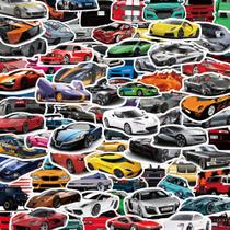 Pacote de adesivos: 100 peças de vinil off-road de corrida de carros esportivos