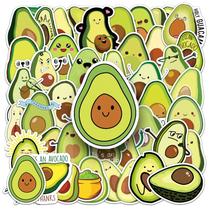 Pacote de adesivos, abacate fofo, 50 unidades de vinil de frutas de desenho animado engraçado Pacote de adesivos, abacate fofo, 50 unidades de vinil de frutas de desenho animado engraçado