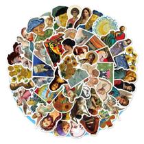 Pacote de adesivos Aesthetic Artist Oil Painting 50 unidades clássicas