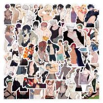 Pacote de adesivos Anime Muscle Guy, 60 unidades de vinil impermeável