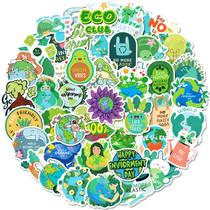 Pacote de adesivos Anime Waterproof 50 unidades de proteção ambiental