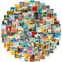 Pacote de adesivos Art Landscape Poster Anime Waterproof 100 unidades Pacote de adesivos Art Landscape Poster Anime Waterproof 100 unidades