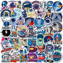 Pacote de adesivos Astronaut Space Galaxy Rocket Planet D 50 unidades