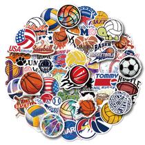 Pacote de adesivos Basketball Ball Sports Anime Waterproof x50