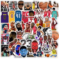 Pacote de adesivos Basketball Star, vinil impermeável, 50 unidades
