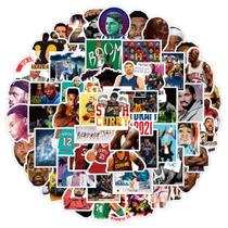 Pacote de adesivos Basketball Stars Anime, vinil impermeável, 100 unidades