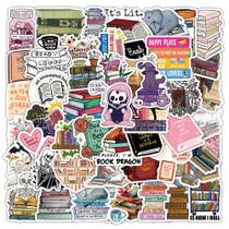 Pacote de adesivos Book Dinosaur, 50 unidades Cute Cartoon Dino Ready