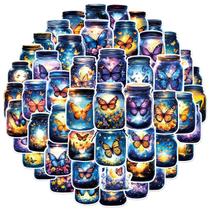 Pacote de adesivos Butterfly in Bottle Fantasy Glow Vinyl x50 Pacote de adesivos Butterfly in Bottle Fantasy Glow Vinyl x50