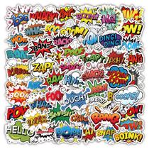 Pacote de adesivos Cartoon Comic Explosion Cloud 50 unidades