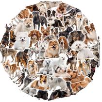 Pacote de adesivos Cartoon Dog Cute Puppy 50 unidades à prova d'água