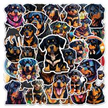 Pacote de adesivos Cartoon Dog, vinil impermeável, 50 unidades para todas as idades Pacote de adesivos Cartoon Dog, vinil impermeável, 50 unidades para todas as idades