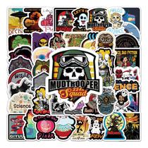 Pacote de adesivos Cartoon Graffiti, 50 unidades para adultos e adolescentes