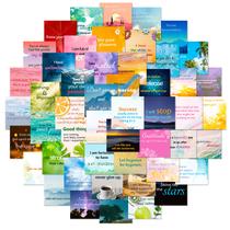 Pacote de adesivos Celebrity Quote Anime, vinil impermeável, 50 unidades