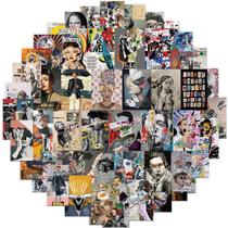 Pacote de adesivos, colagem de revistas de arte moderna, 50 unidades estéticas Pacote de adesivos, colagem de revistas de arte moderna, 50 unidades estéticas