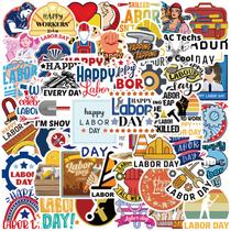 Pacote de adesivos com tema do Dia do Trabalho Cartoon Worker Tools Helmet Pacote de adesivos com tema do Dia do Trabalho Cartoon Worker Tools Helmet