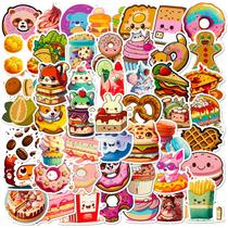Pacote de adesivos Cute Food Animal, 50 unidades de desenho animado de donut Kawaii Pacote de adesivos Cute Food Animal, 50 unidades de desenho animado de donut Kawaii