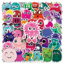 Pacote de adesivos Cute Monster Cartoon Graffiti, 50 unidades Pacote de adesivos Cute Monster Cartoon Graffiti, 50 unidades