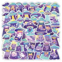 Pacote de adesivos Cute UFO Alien Cartoon Extraterrestrial x50