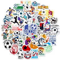 Pacote de adesivos da Copa do Mundo de Futebol Anime Waterp 50 unidades