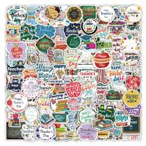 Pacote de adesivos de anime para o Dia dos Professores, 100 unidades de desenho animado de 5 a 8 cm Pacote de adesivos de anime para o Dia dos Professores, 100 unidades de desenho animado de 5 a 8 cm