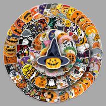 Pacote de adesivos de Halloween, 200 unidades Scary Pumpkin Ghost Witch