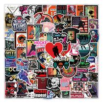 Pacote de adesivos de hóquei, 100 peças de vinil impermeável, hóquei no gelo