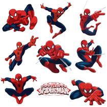 Pacote de adesivos de parede Marvel Spiderman para decoração de quarto infantil