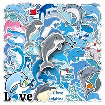 Pacote de adesivos: decalque de vinil Dolphin Ocean Animal x50