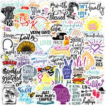 Pacote de adesivos English Letters Inspirational, 50 unidades Pacote de adesivos English Letters Inspirational, 50 unidades