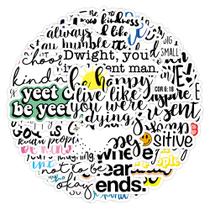 Pacote de adesivos English Phrase Anime Waterproof Vinyl 50 unidades Pacote de adesivos English Phrase Anime Waterproof Vinyl 50 unidades