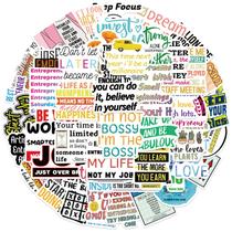 Pacote de adesivos Entrepreneur Quote, 50 unidades de vinil impermeável