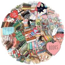 Pacote de adesivos Fall Reading, 50 unidades de vinil Cozy Autumn Bookish Pacote de adesivos Fall Reading, 50 unidades de vinil Cozy Autumn Bookish