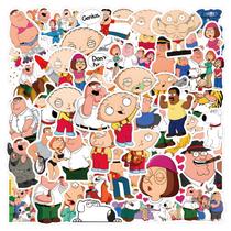 Pacote de adesivos Familys Guys Anime Waterprof Vinyl 56 unidades