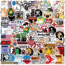 Pacote de adesivos Famous People Meme, 50 unidades de vinil impermeável