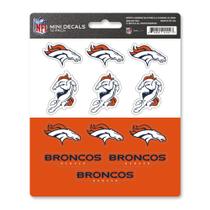 Pacote de adesivos FANMATS 61119 NFL Denver Broncos, 12 unidades