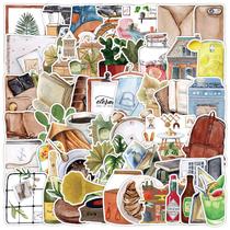 Pacote de adesivos Fantasy Book Theme em aquarela 50 unidades