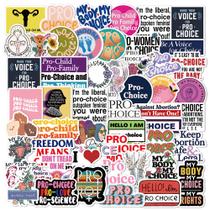 Pacote de adesivos Feminist Uterus Floral Decalques Women Empowerment
