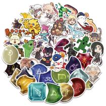 Pacote de adesivos Finals Fantasy Anime, 50 unidades, desenho animado decorativo Pacote de adesivos Finals Fantasy Anime, 50 unidades, desenho animado decorativo