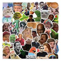 Pacote de adesivos Funny Meme 50 unidades Internet Face Expression