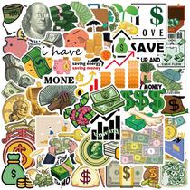 Pacote de adesivos Funny Money Cartoon Dollar Coin and Cash x50 Pacote de adesivos Funny Money Cartoon Dollar Coin and Cash x50