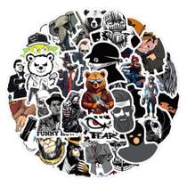 Pacote de adesivos Gangsters Anime 60 unidades de desenho animado decorativo de 5 a 8 cm
