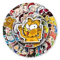 Pacote de adesivos Garfields Anime Waterproof Vinyl 51 unidades