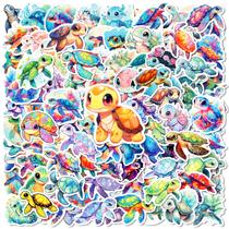 Pacote de adesivos Generic Turtle, 50 unidades, Cute Cartoon Sea Pacote de adesivos Generic Turtle, 50 unidades, Cute Cartoon Sea