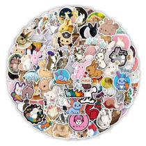 Pacote de adesivos Girly Cartoon Bunny Anime em vinil impermeável