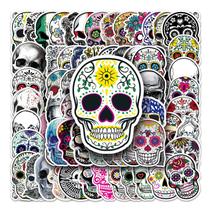 Pacote de adesivos Horror Graffiti, decalques de vinil, 100 unidades de caveira