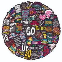 Pacote de adesivos Inspirational Graffiti Anime Waterproof 50 unidades